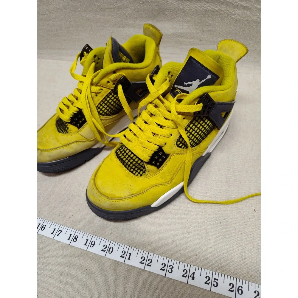 Nike Air Jordan 4 Retro‎ Lightning 2021 Tour Yellow CT8527-700 Mens Size 7